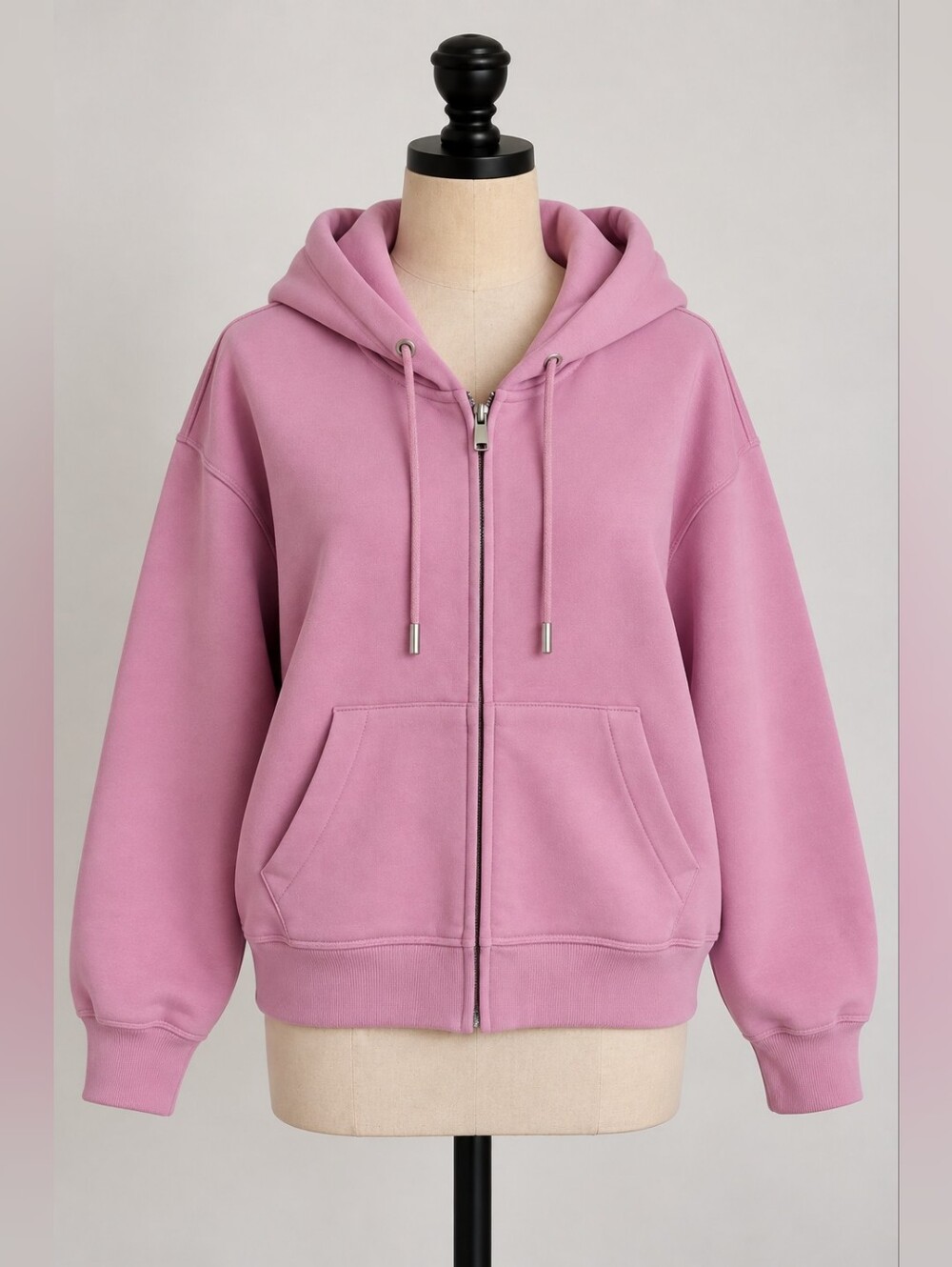 GapFit Pink Oversized Full Zip Hoodie Size Small